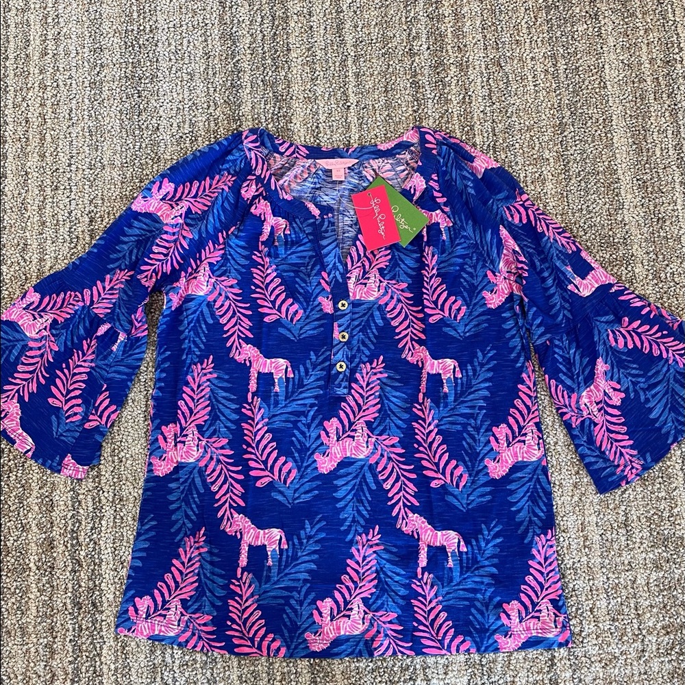 Lilly Pulitzer XS Geiger top